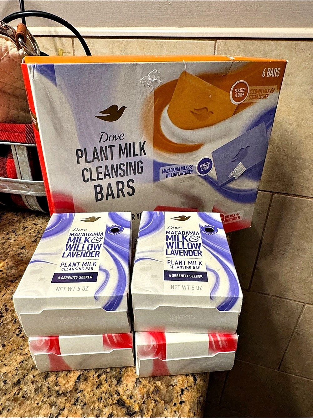 Dove Plant Milk Cleansing Bars 10 Bar Cleansing Set